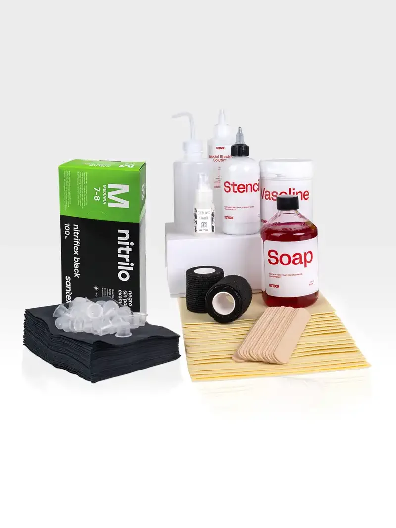 Consumibles para el curso de tatuaje anime