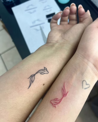 tatuajes para amigas inseparables