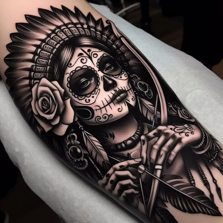 catrinas mexicanas tatuajes
