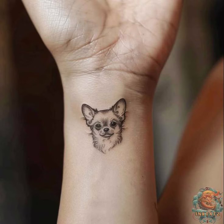tatuaje perro realista