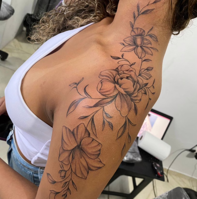 tatuajes de flores lilium