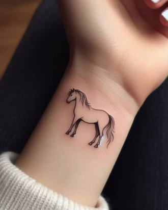 tatuajes de caballos pequeños