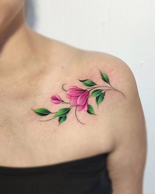 dibujos de flores a color para tatuajes