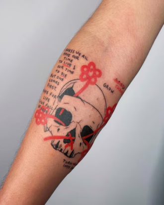 tatuaje perro de fu