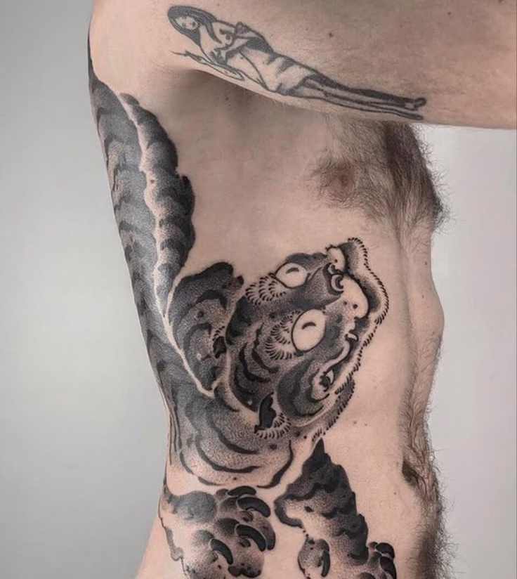 tatuaje perro de fu