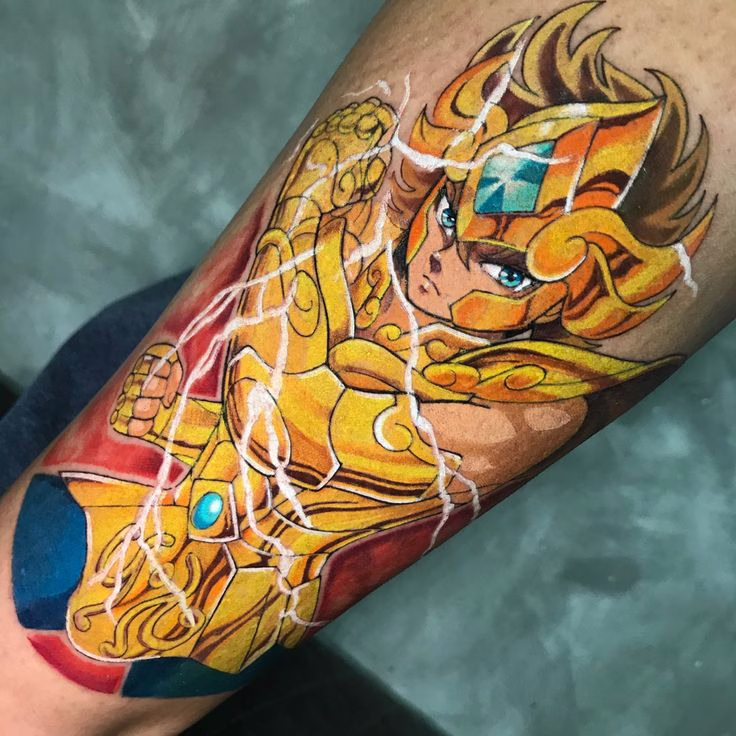 caballeros del zodiaco tatuajes