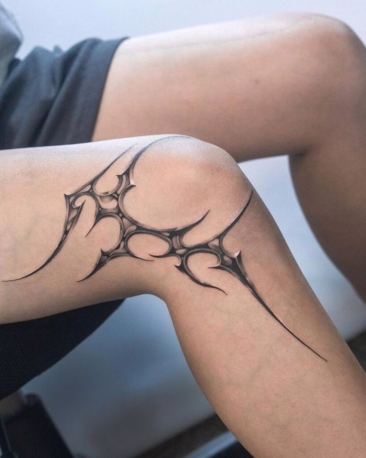 a que profundidad pongo la aguja para tatuar rodilla